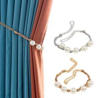 【cw】 1Pc Curtain Tie Backs Rope Tiebacks With Bling Big Pearl Decor Accessories Clips Holders For Drape 【hot】