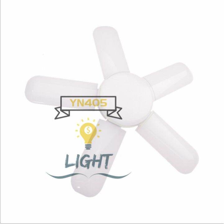 หลอดไฟ-led-ทรงใบพัด-พับเก็บได้-125w-ปรับมุมโคมไฟได้-ประหยัดพลังงานไฟ