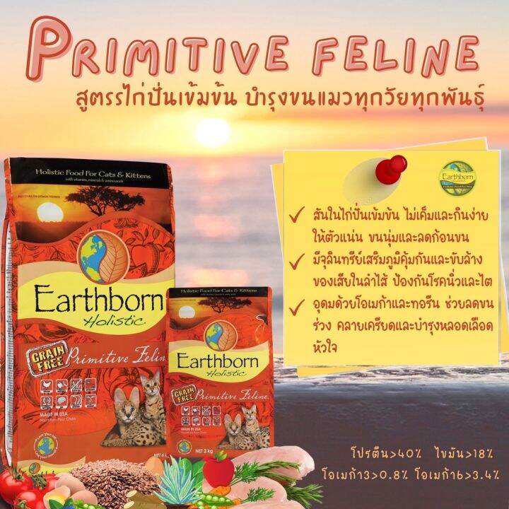 earthborn-for-cat-holistic-food-amp-gain-free-premium-อาหารแมว-2สูตร-2kg