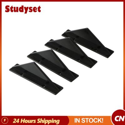 【hot】∏∏  4pcs Car Rear Diffuser Fins Spoiler V-W GOLF MK5 MK6 MK7 MK7.5 MK8 AUDI A6 Drop