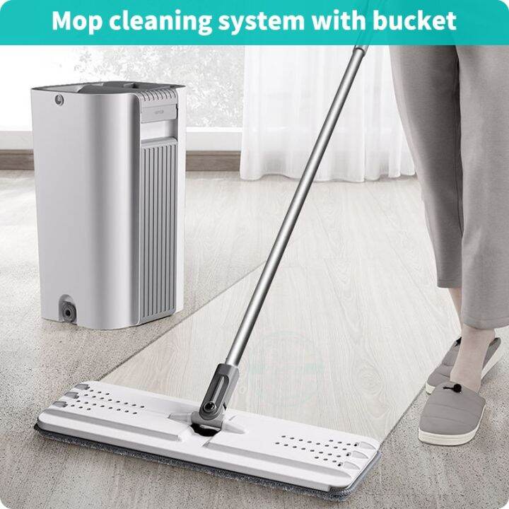 fypo-flat-floor-mop-and-bucket-set-for-floor-cleaning-hands-free-squeeze-mop-for-hardwood-2-reusable-microfiber-mop-heads