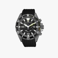 Citizen นาฬิกาข้อมือผู้ชาย [ประกันร้าน] CITIZEN นาฬิกาข้อมือผู้ชาย รุ่น Eco-Drive Marine Black Dial Black รุ่น AT2437-13E