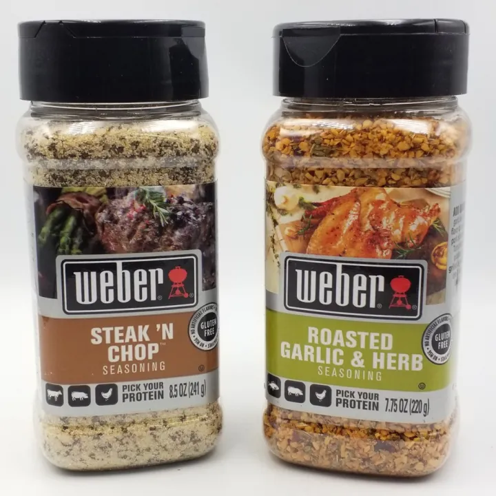 Weber Steak ‘n Chop 241g Or Roasted Garlic And Herb 220g Seasoning Lazada Ph