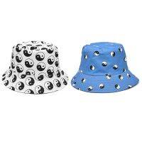 Niche Taiji-Bagua Pattern Fisherman Bucket Hat All-match for Street Shooting 101A