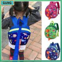 การ์ตูนเด็ก3D Tas Ransel Bayi กันหลงกระเป๋าสะพายไหล่สายรัดนิรภัยกระเป๋านักเรียนพร้อมบังเหียน