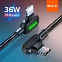 MCDODO 36วัตต์ PD USB C เคเบิ้ลอย่างรวดเร็วชาร์จ Type C ชาร์จสายข้อมูลสำหรับ 13 12 11 Pro Max Xs Xr X 8 7 6บวก Pro