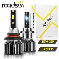 [ANYA Auto Parts] Roadsun H7 H4 H11 LED H1หลอดไฟ Canbus 3570 12V 24V H8 HB4 9006 HB3 9005 9012ไฟหน้ารถ LED 6000K Auto Turbo หมอกโคมไฟ