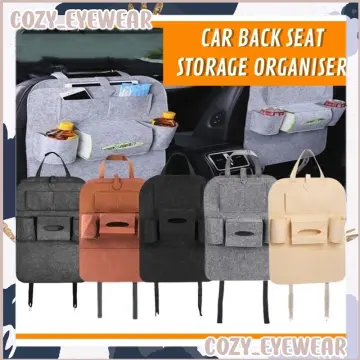 SIMPLYAUTO Multifunctional Car Back Seat Organizer Pocket Storage  Compartment Quality PU Leather