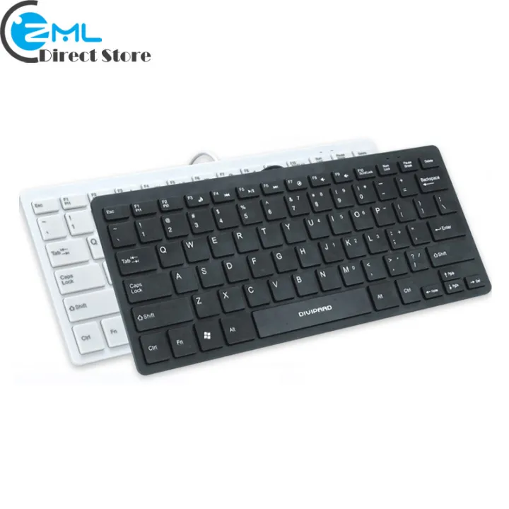 D510 USB Wired Laptop Keyboard Ultra Thin Ergonomic Multimedia Keyboard ...
