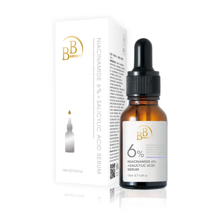 BB AMINO Niacinamide 6 + Salicylic Acid Serum (15ML/BOX) Lazada