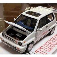 Diecast 1: 64 Scale Honda S City Turbo II แบบจำลองรถจากโลหะอัลลอยด์คอลเลกชันคลาสสิกของขวัญที่จัดแสดงของเล่น