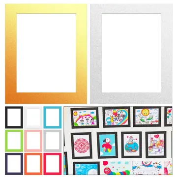 DIY RECTANGULAR FRAME USING AN A4 COLORED PAPER 