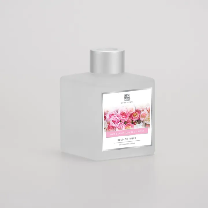 Zen Zest Reed Diffuser Set Rose petals, Orange and Musk Lazada PH