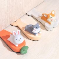 【LZ】 Cute Animal Door Stopper Cartoon Figure Silicone Safety Protector Wedge Door Jam Catcher Block Guard For Home/Office/Bedroom