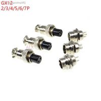 ❈▽☂ 1SETS GX12-2/3/4/5/6/7 12mm Diameter aviation plug socket Circular connector GX12 2PIN 3PIN 4PIN 5PIN Male Female connectors