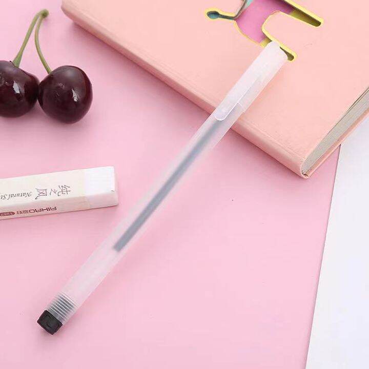 แบบใหม่-ล้าง-frosted-เจลปากกา-0-5mm-ballpen-เรียนรู้เครื่องเขียน-เครื่องใช้สำนักงาน