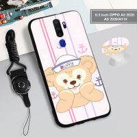 ?เคสซิลิโคนป้องกันทุกส่วนของโทรศัพท์ OPPO 6.0 R9บวก/5.5 R9S/6.0 F3บวก/R9SPlus/R11/R11บวกนิ่มลายการ์ตูนเคสโทรศัพท์มือถือที่มีห่วงยึดรูปแบบเดียวกันและเชือก