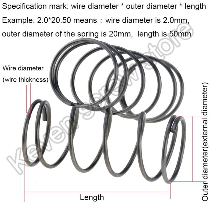 10pcs-0-4-3-4-5-6-7-8-9-10mm-5-50mm-spring-steel-small-compression-release-mechanical-return-spring-pressure-spring-od-3mm-4mm-electrical-connectors