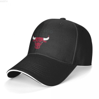 2023 New Sandwich Hat n-b-a Chicago Bulls Logo Peak Sandwich Hat Sports Outdoor Casual Print baseball cap baseball cap Womens hat with adjustable shade and unisex style Versatile hat