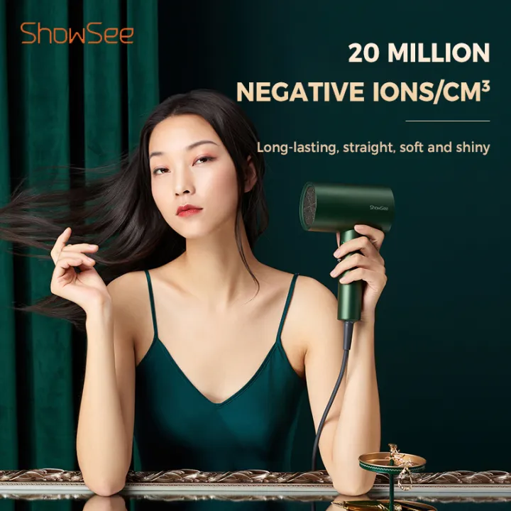 ShowSee NTC Intelligent Thermostat Anion Hair Dryer Negative Ion Hair
