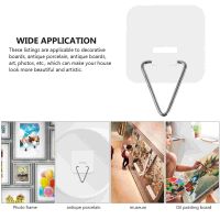 Picture Frame Adhesive Plate Hook Kitchen Dish Holder Hanging Wall Mounted Clothes Hanger For Hanging For Hanging Hanger Fixing