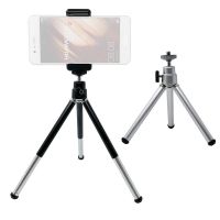 Aluminum Alloy Table Tripod  Selfie Stand for Phone  Smartphone for iPhone 13 Pro max Samsung Xiaomi for Phone Holder Clip Stand Selfie Sticks