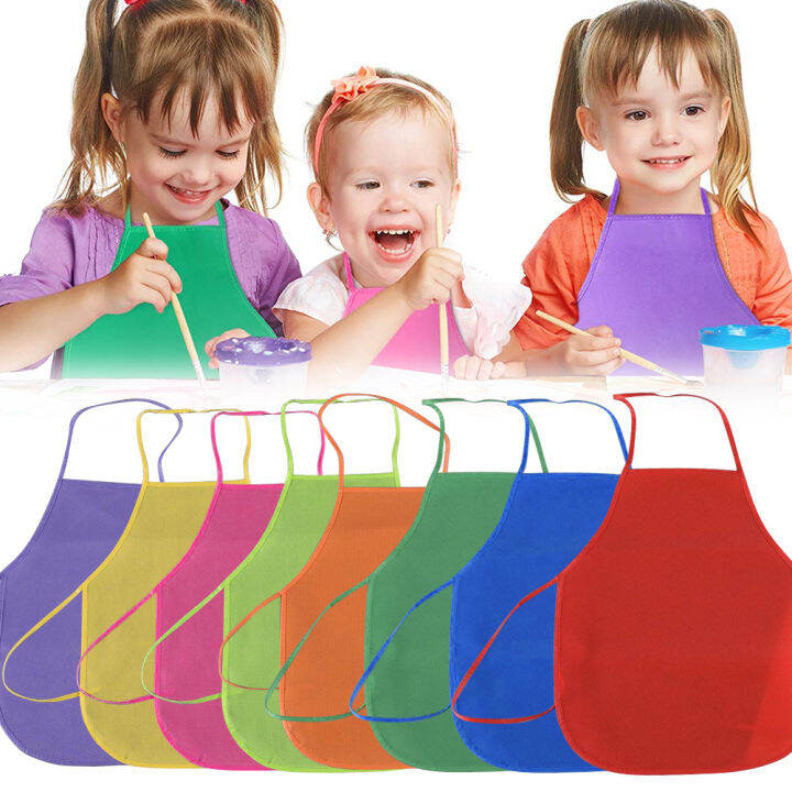 BC Unisex Colorful Children Plain Apron Fabric Painting Baking Kids   Ac22c1ec518d225b1cc96dd0d39a6783  720x720q80 