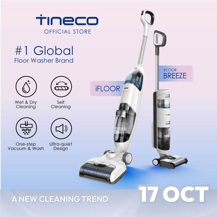 Tineco Ifloor Cordless Wet Dry Vacuum And Hard Floor Washer at Juan