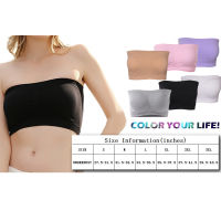 HotStrapless ที่มองไม่เห็น เซ็กซี่ผู้หญิงหญิง Cropped Top Plus ขนาดไม่มีรอยต่อ Crop Top Tube ฤดูร้อน Bandeau ชุดชั้นใน Intimates