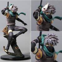 23ซม. รูปนารูโตะอานิเมะเปลี่ยนหัว Hatake Action Figure Kakashi ตัวเลข Kakashi สีเข้มของสะสม PVC ของเล่นโมเดล