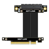 X8ไปยัง X4 PCIE 4.0ส่วนต่อขยายสายเคเบิลอะแดปเตอร์แปลงสนับสนุนสายการ์ดเครือข่ายไร้สายการ์ดจับภาพการ์ด USB PCIE4.0 Riser