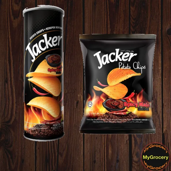[MGC] Jacker Potato Chips (60gm/150gm) Spicy Mala HotPot Lazada