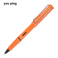 High quality  555  Orange Business office 4 types nib Fountain Pen student School Stationery Supplies ink pen  Pens