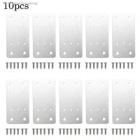 ✲✧ 1/4/10Pcs 9x4.6cm Hinge Repair Plate Kit Panel Hinge For Cabinet Furniture Drawer Stainless Steel Table Hardware Tools