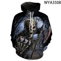 2023 style Horror 3D Printed Hoodies Men Women ren   Pullover Long Sleeve    Sweatshirts Streetwear Clothes Jacket，can be customization