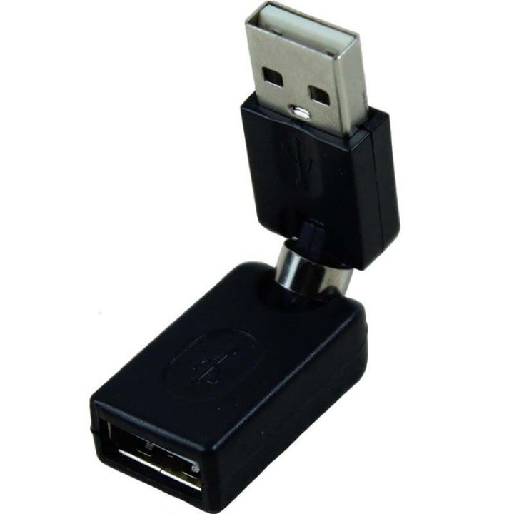 ：“{》 Rotating And Swivel Twist USB 2.0 Type A Male To Type A Female 360 Degree Rotation Angle Extension Adapter Convertor
