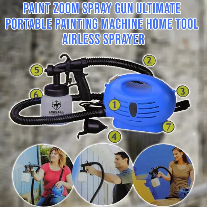 Paint Zoom Spray Gun Ultimate Portable Painting Machine Home Tool