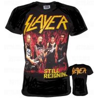 เสื้อวง SLAYER Still Reigning The ROXX รุ่นใหม่ ไซส์ S M L XL 2023