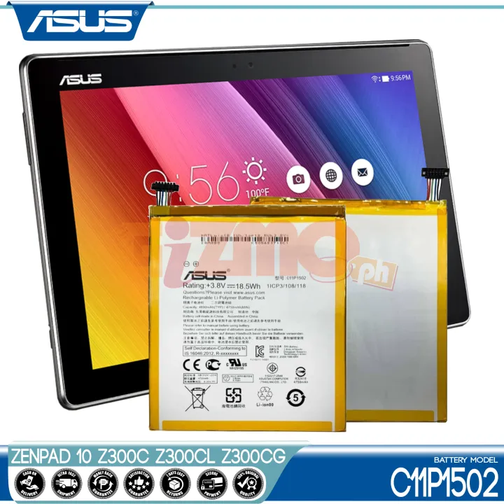 Asus ZenPad 10 Battery Original Quality and Capacity Model C11P1502 Fit