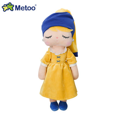 37cm Original Metoo Dolls Stuffed Toys For Girls Baby Beautiful Rabbit Painting Angela Soft Animals For Kids Infants