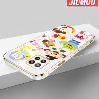 JIUMOO เคสปลอกสำหรับ Samsung Galaxy A42 5G M42 5G เคสการ์ตูนทอยสตอรี่ลวดลายใหม่พื้นผิวขอบสี่เหลี่ยมเคสนิ่มซิลิกาเจลกันกระแทกเคสมือถือรวมทุกชิ้นเลนส์กล้องถ่ายรูปฝาครอบป้องกัน