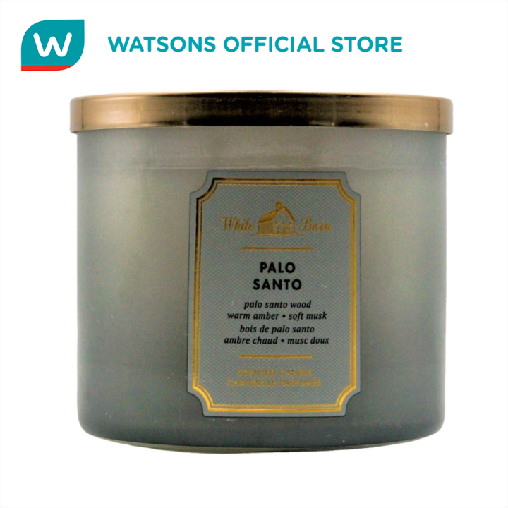 BATH AND BODY WORKS Palo Santo Scented Candle 411G Lazada PH