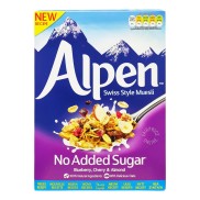 Ngũ cốc giảm cân hoa quả sấy khô Alpen không đường việt quất, cherry