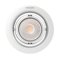 โคมดาวไลท์หน้ากลม 3 นิ้ว LED 7 วัตต์ Cool White PHILIPS รุ่น 59776 Pomeron 7W/40K สีขาว -- EU 26 --