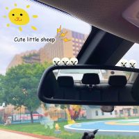 【CC】☄♗✴  5/10PCS Little Sheep Car Interior Decoration Rearview Mirror Dashboard Ornament Accessories