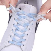 8 Color Trend Tie-dye Colorway No Tie Shoelaces Elastic Sneaker Shoe Laces Outdoor Leisure Flat Shoelace Kids Adult Quick Laces