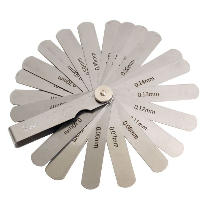 Thickness Filler Feeler Gauge Measure Tool 25 Blades 65M Made in JAPAN ...