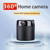 360 ° กล้องหน้าแรกที่หมุนได้ WIFI รีโมทคอนโทรล1080P การมองเห็นได้ในเวลากลางคืนสัญญาณเสียง2ทางกล้องตัวจิ๋วไร้สายตรวจดูนิรภัย IP ในร่มกล้องวิดีโอ HD