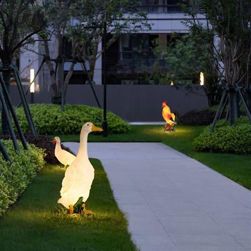 spot-parcel-post-luminous-duck-lamp-outdoor-villa-garden-lawn-decoration-lamp-garden-garden-garden-decoration-floor-lamp-solar-lamp