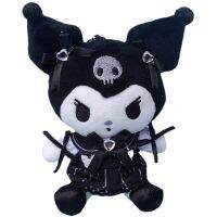 Sanrio ชุดฮาโลวีน Dark Maid Kuromi Cinnamoroll จี้พวงกุญแจที่นุ่มอนิเมะตุ๊กตามือสำหรับเด็กของเล่นเทศกาลคริสต์มาสของขวัญ